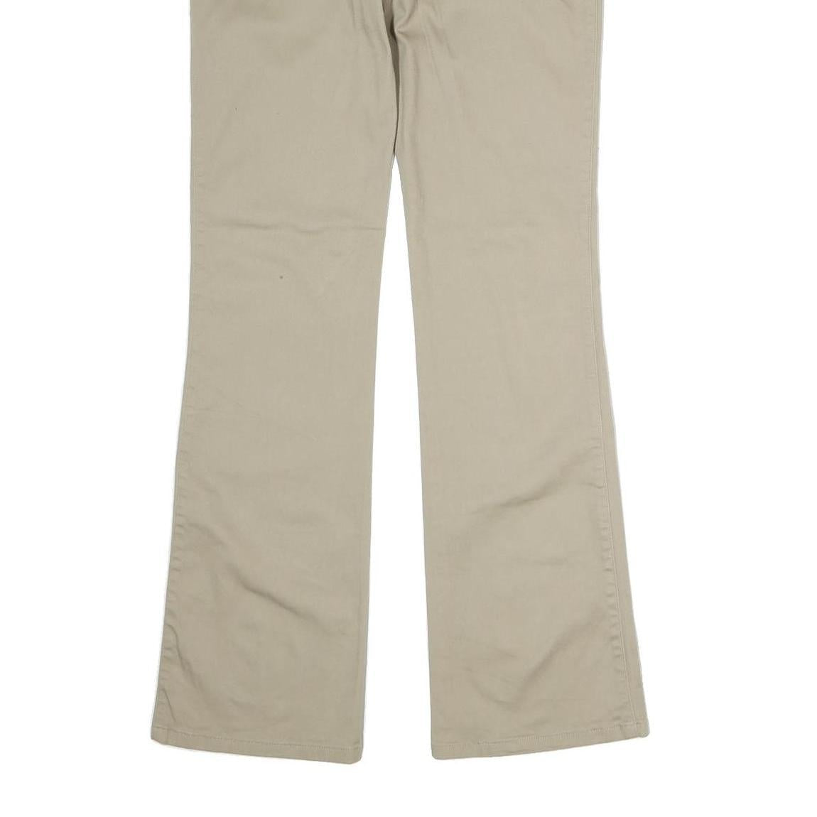 DICKIES Mens Cotton Beige Regular Fit Straight Leg Trousers W28 L32 Casual