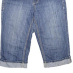 ANC DENIM Womens Denim Blue Regular Fit Straight Shorts UK 10 W30 Casual Cotton