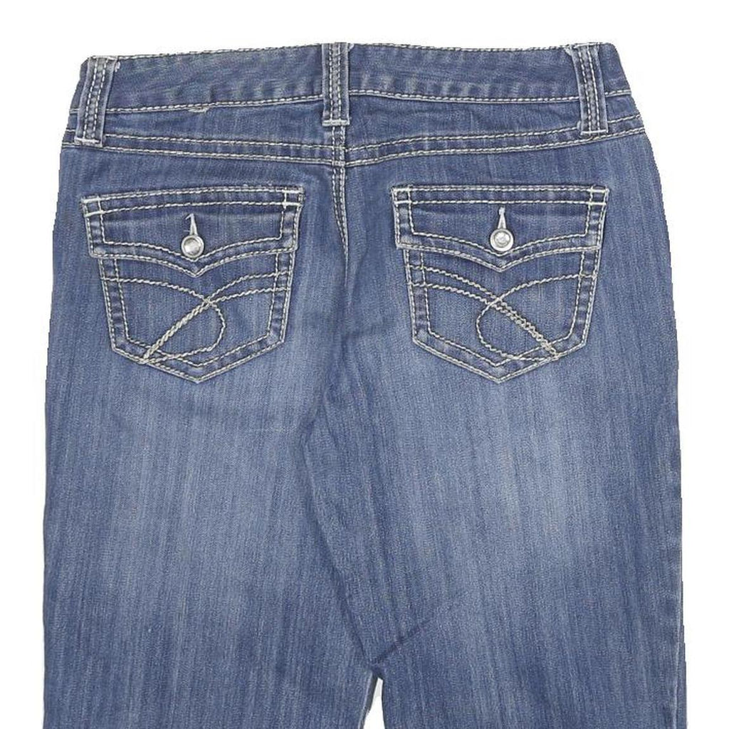 ANC DENIM Womens Denim Blue Regular Fit Straight Shorts UK 10 W30 Casual Cotton