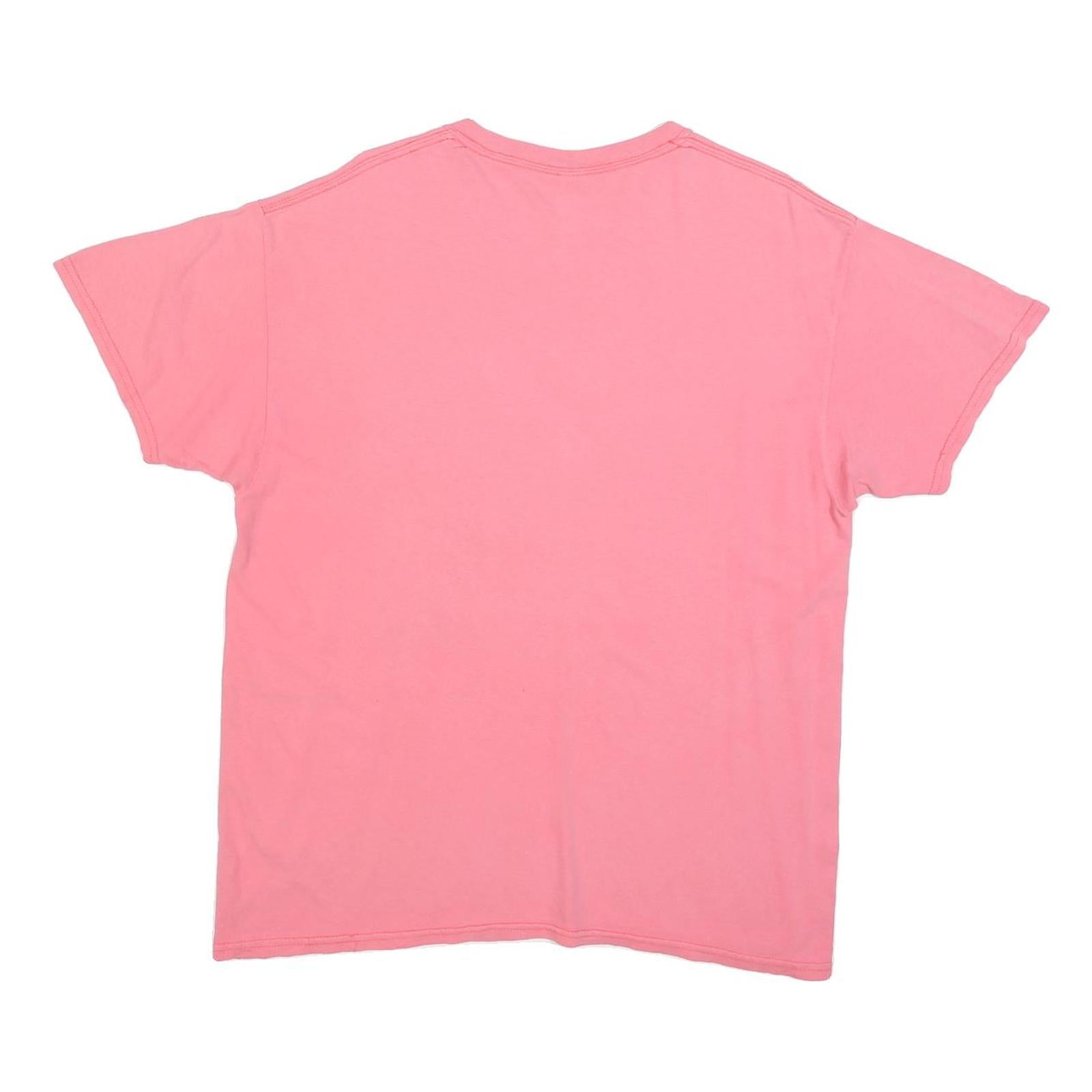 Womens Pink Las Vegas Est 1905 Nevada Graphic T-Shirt L Short Sleeve Crew Neck