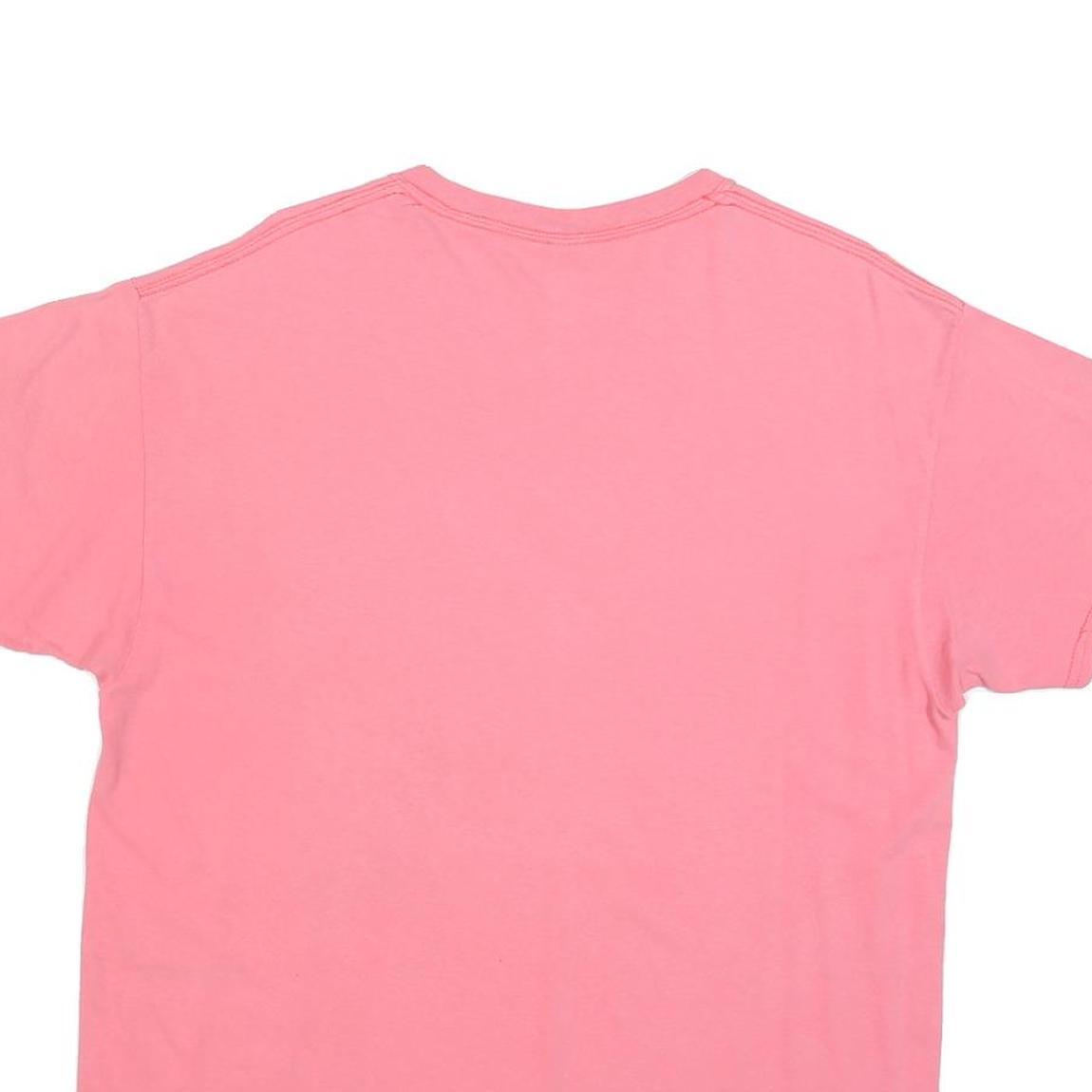 Womens Pink Las Vegas Est 1905 Nevada Graphic T-Shirt L Short Sleeve Crew Neck