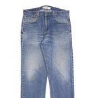 LEVI'S 505 Mens Jeans Blue Regular Straight Denim Medium W36 L34 Classic Style