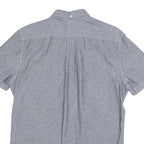 LEVI'S Mens Blue Cotton Short Sleeve Shirt M Casual Button-Down Pocket