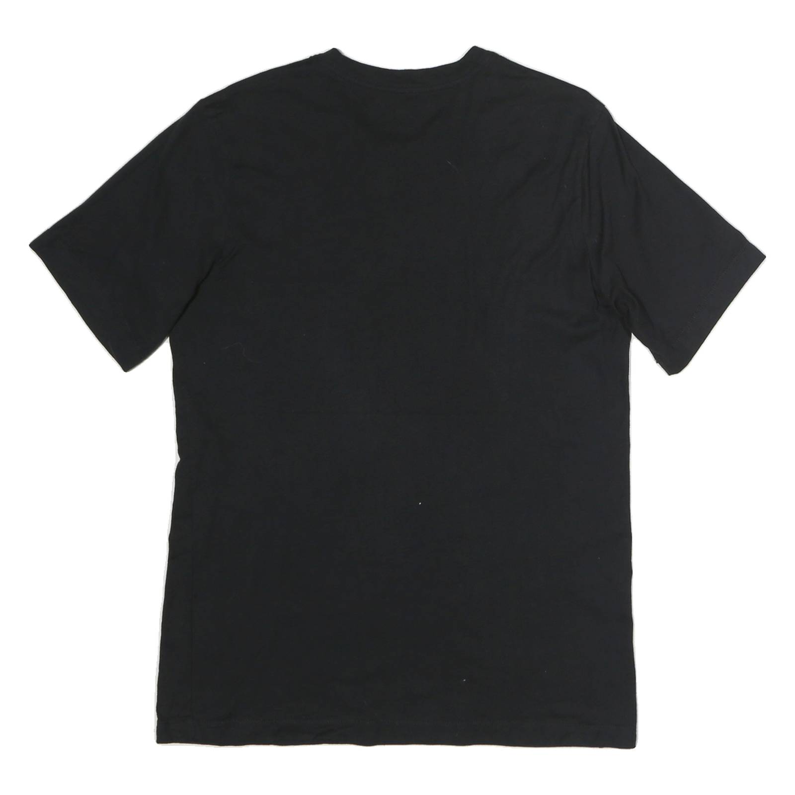 NIKE Mens Black Graphic T-Shirt S Short Sleeve Crew Neck Never Stop Print