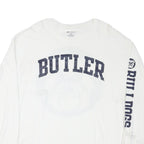 CHAMPION Mens White Butler Bulldogs Long Sleeve Crew Neck Cotton Blend XL Sports
