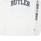CHAMPION Mens White Butler Bulldogs Long Sleeve Crew Neck Cotton Blend XL Sports