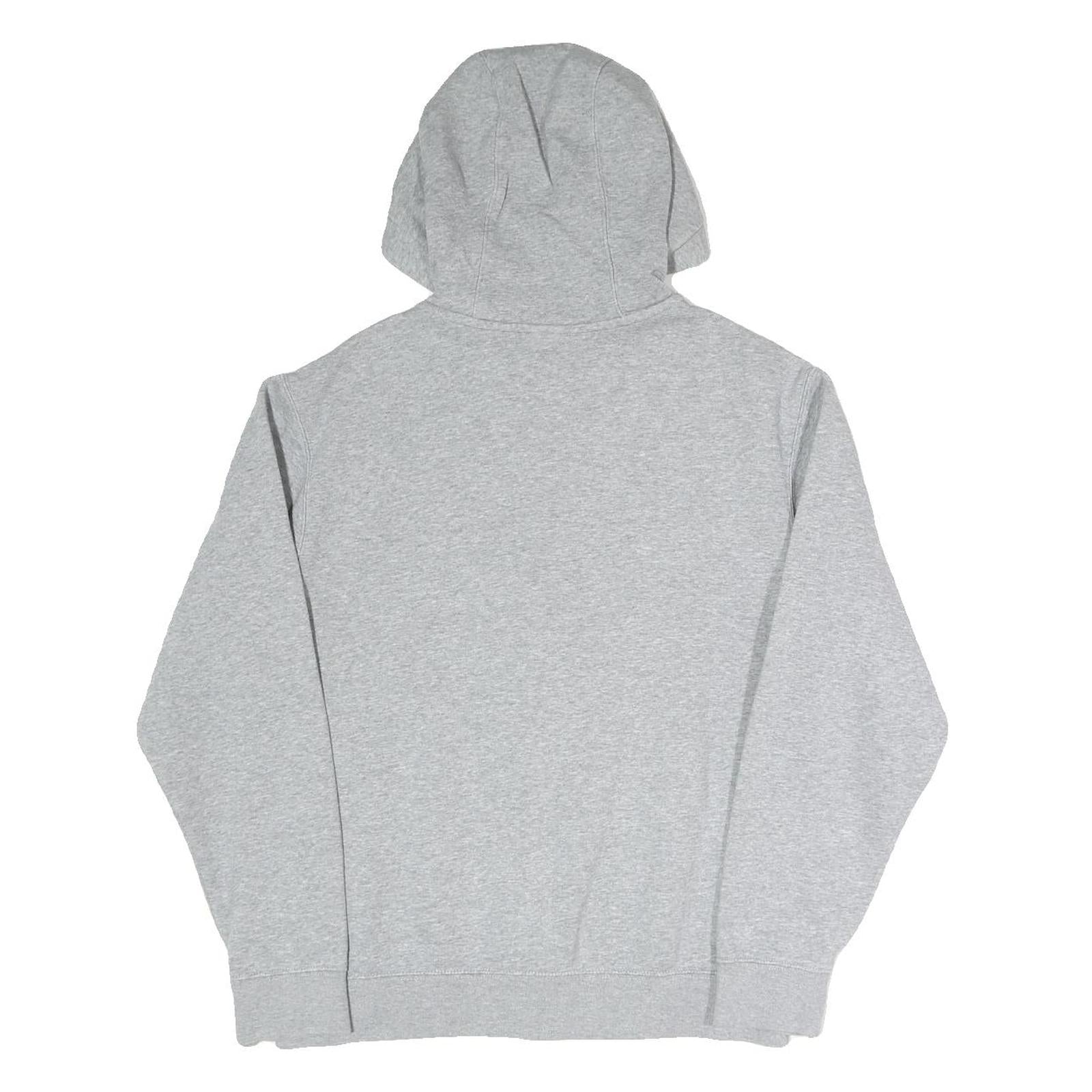 NIKE Womens Grey Pullover Hoodie S Zip Up Casual Sweatshirt Sportswear