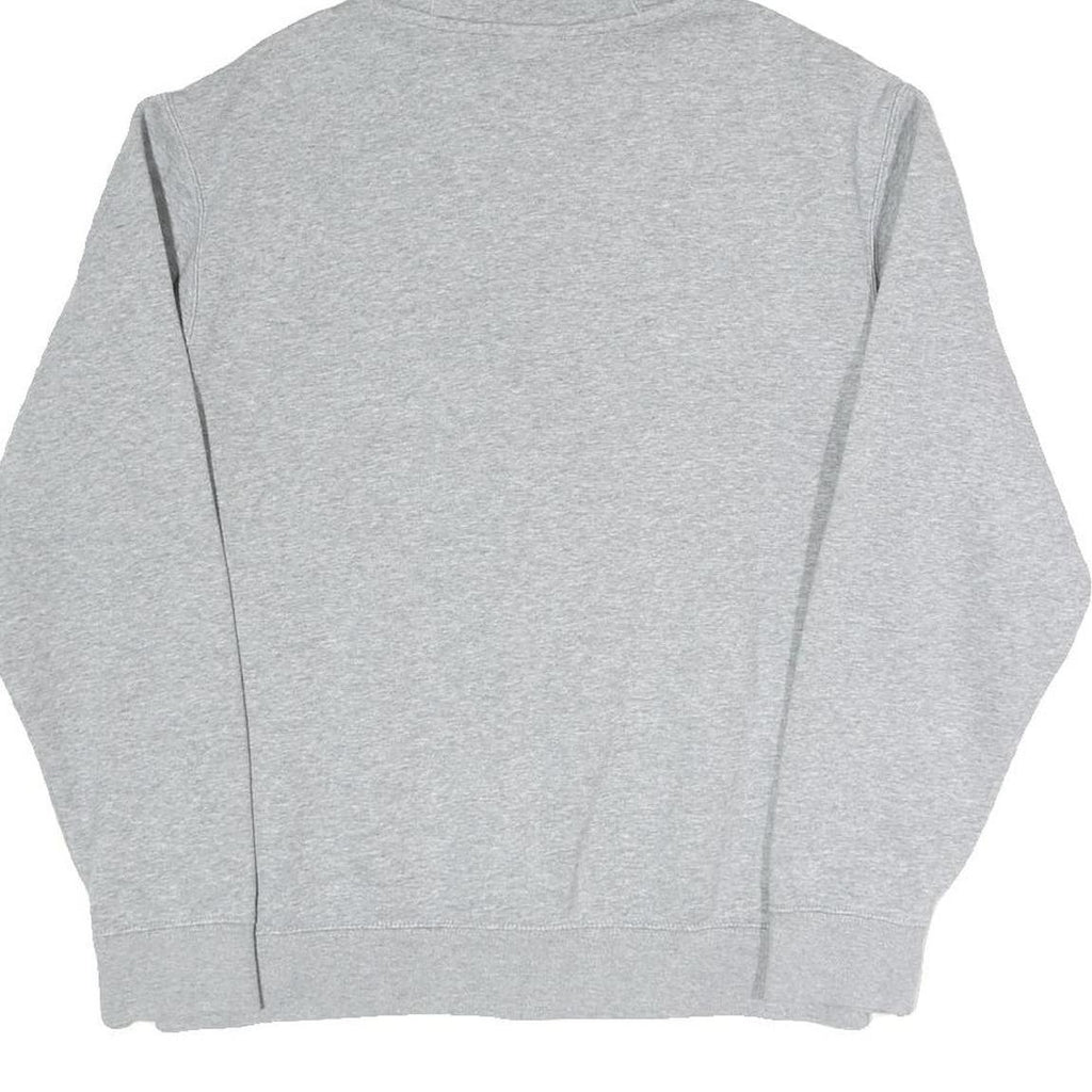 NIKE Womens Grey Pullover Hoodie S Zip Up Casual Sweatshirt Sportswear