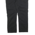 CARHARTT Mens Cotton Blend Black Relaxed Straight Trousers W42 L30 Workwear