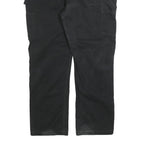 CARHARTT Mens Cotton Blend Black Relaxed Straight Trousers W42 L30 Workwear