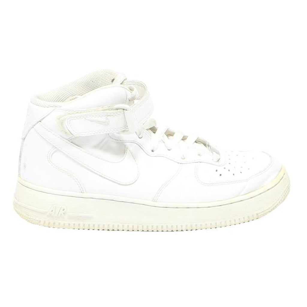 NIKE Air Force 1 Womens High Top Trainers White Leather UK 6 Classic Court Style