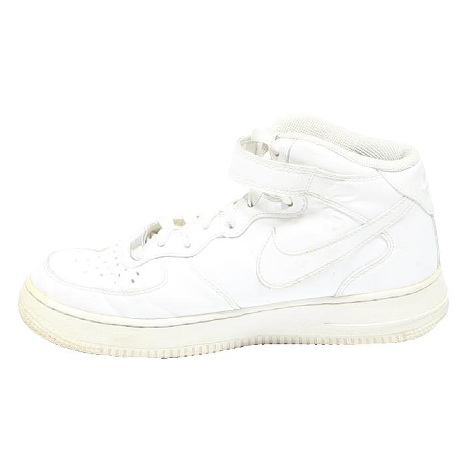 NIKE Air Force 1 Womens High Top Trainers White Leather UK 6 Classic Court Style