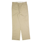 DICKIES Workwear Mens Trousers Beige Relaxed Straight W36 L32