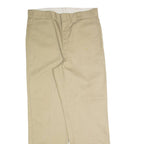 DICKIES Workwear Mens Trousers Beige Relaxed Straight W36 L32