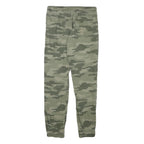 SKATENATION Mens Cotton Blend Green Camouflage Slim Drawstring Trousers W28 L28