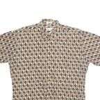 PIERRE CARDIN Mens Shirt Brown Diamond XL