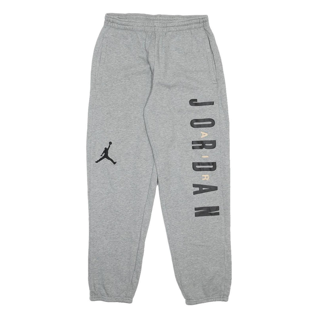 AIR JORDAN Mens Joggers Grey M W26 L29 Cotton Blend Casual Athletic Wear