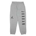 AIR JORDAN Mens Joggers Grey M W26 L29 Cotton Blend Casual Athletic Wear