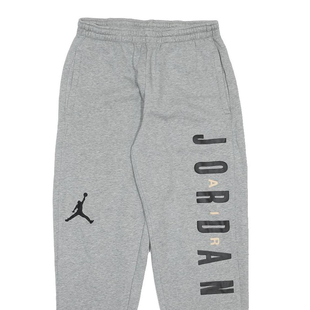 AIR JORDAN Mens Joggers Grey M W26 L29 Cotton Blend Casual Athletic Wear
