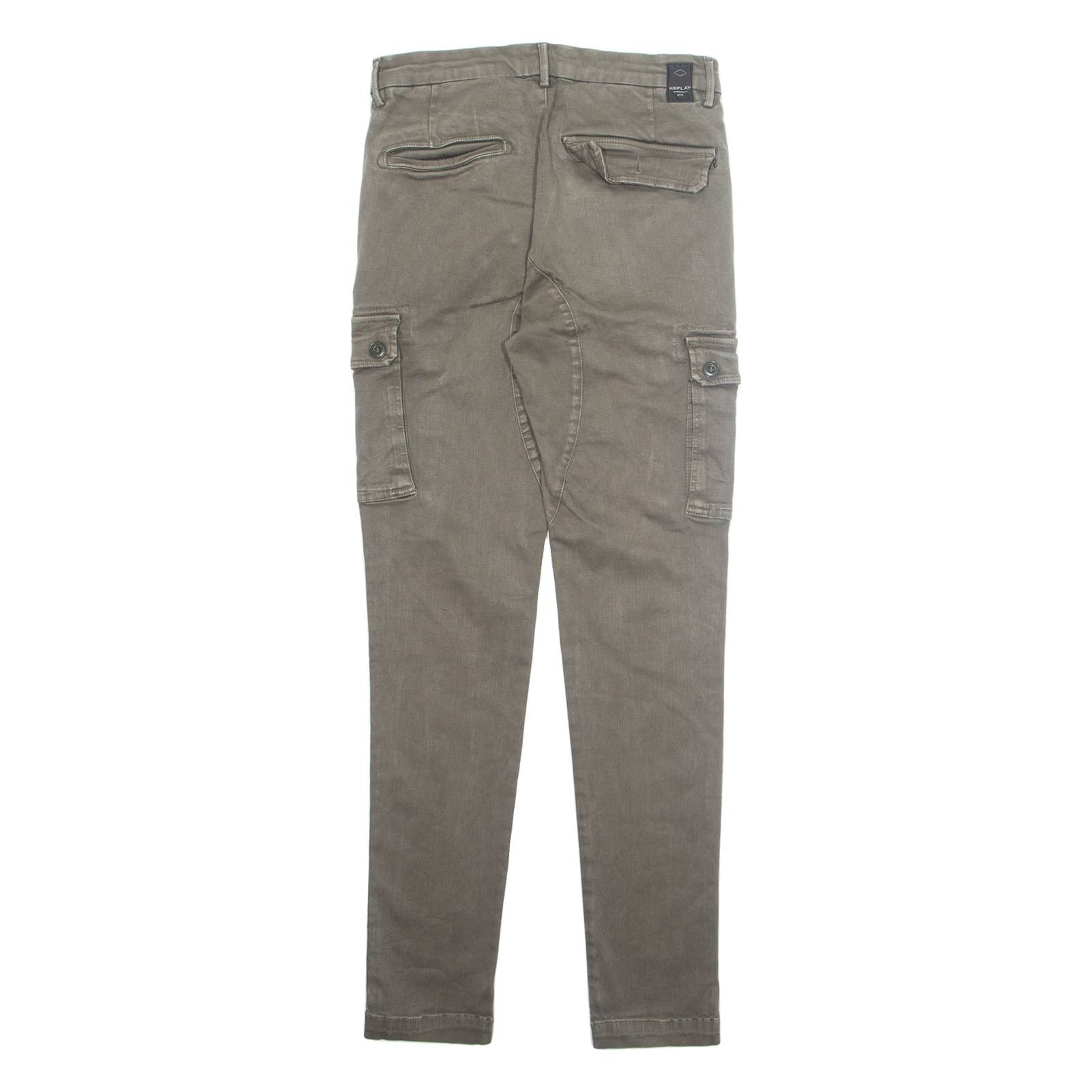 REPLAY Mens Jeans Green Regular Tapered W29 L32