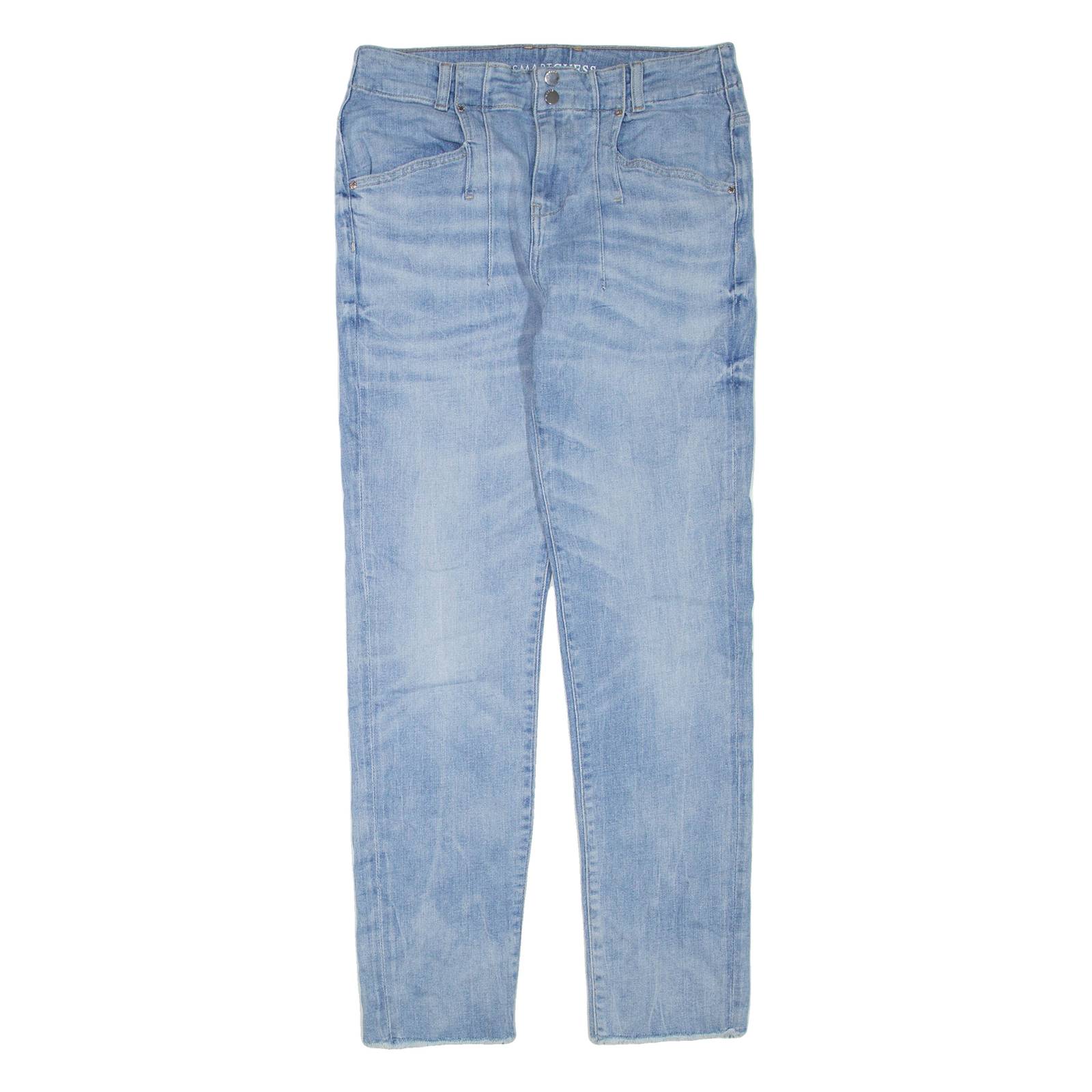 SMARTGUESS Womens Jeans Blue Regular Tapered W30 L29