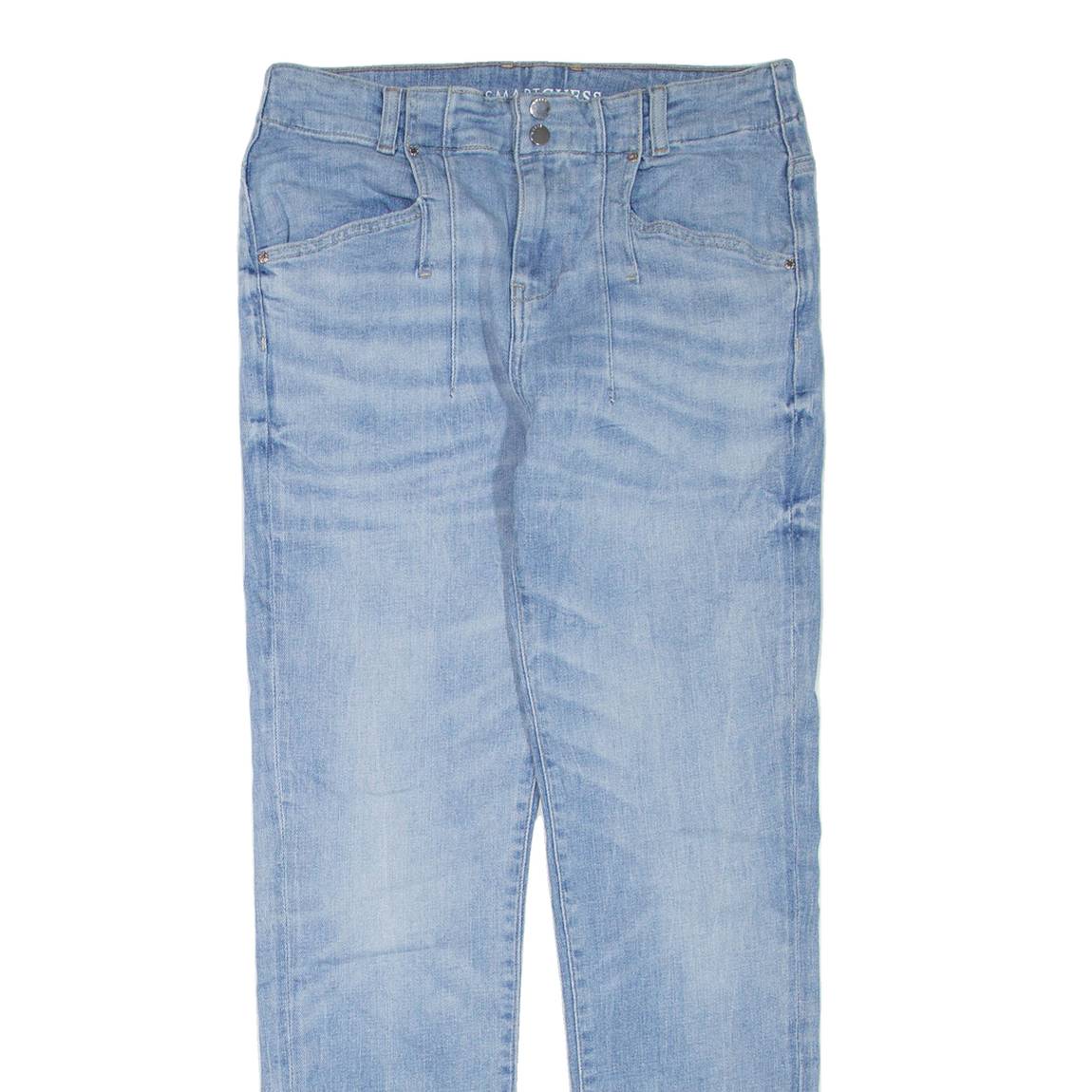 SMARTGUESS Womens Jeans Blue Regular Tapered W30 L29