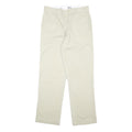 DICKIES Mens Cotton Blend Beige Regular Fit Straight Leg Trousers W33 L32