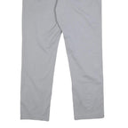 CALVIN KLEIN Mens Slim Light Grey Cotton Blend Slim Trousers W38 L32 Stylish