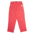 DICKIES Workwear Cargo Womens Twill Trousers Red Regular Straight W26 L28