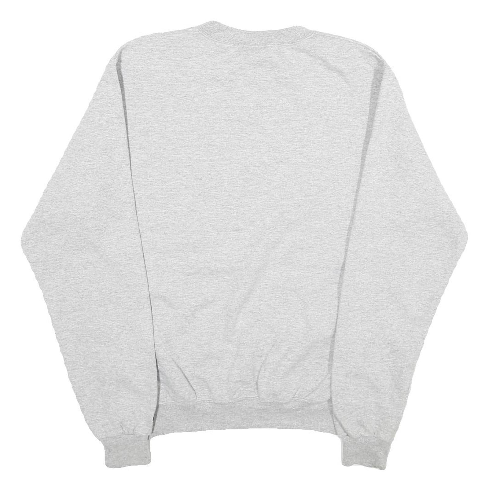 CHAMPION Mens Grey St Paul Christian Academy Crew Neck S Cotton Blend Sweatshirt