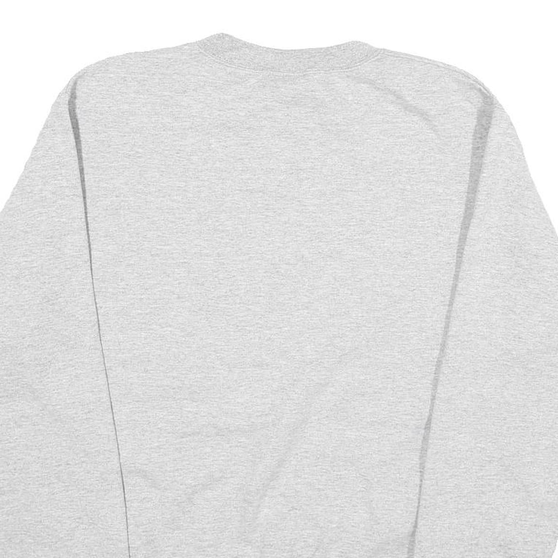 CHAMPION Mens Grey St Paul Christian Academy Crew Neck S Cotton Blend Sweatshirt