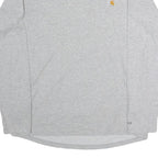 CARHARTT Mens Grey Long Sleeve Crew Neck Pocket T-Shirt M Casual Workwear