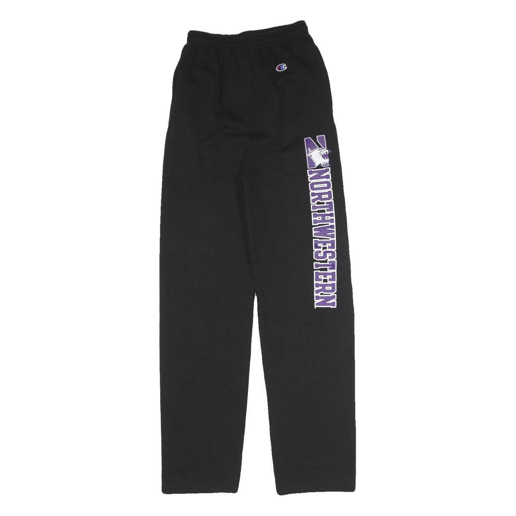 CHAMPION Mens Joggers Black XS W20 L28 Cotton Blend Relaxed Straight Northwest