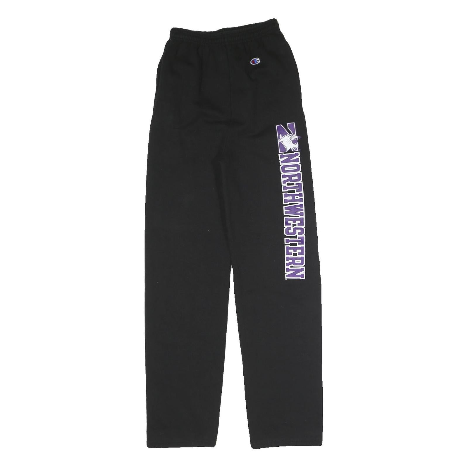CHAMPION Mens Joggers Black XS W20 L28 Cotton Blend Relaxed Straight Northwest