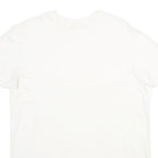 GAP Mens White Plain T-Shirt L Short Sleeve Crew Neck Cotton Summer Casual