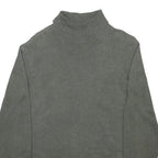 WOOLRICH Womens Grey Plain Cotton Jumper Roll Neck Basic Knit L Casual Comfort
