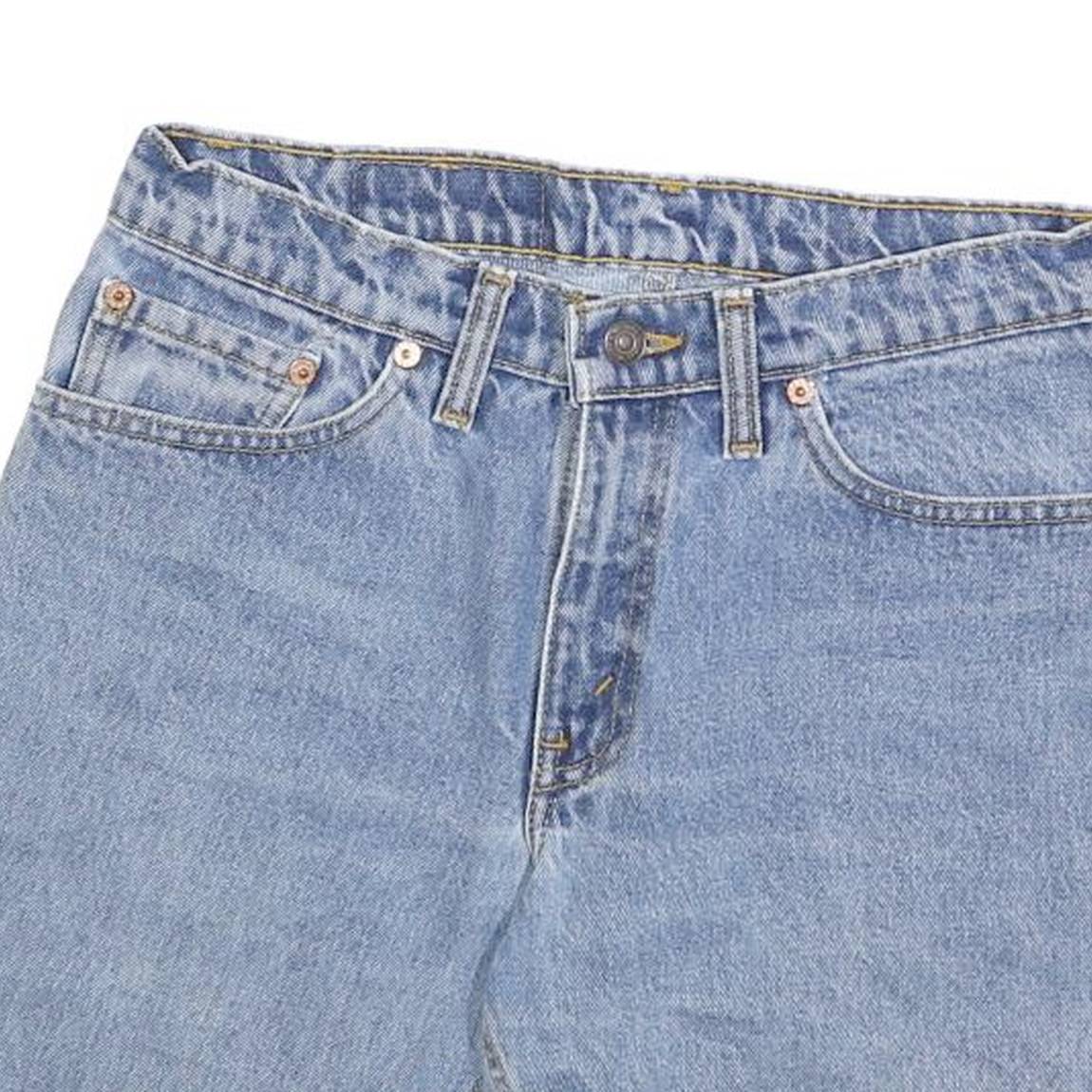 LEVI'S Womens Denim Blue Cotton Jeans Shorts S W28 Classic Fit Casual Summer
