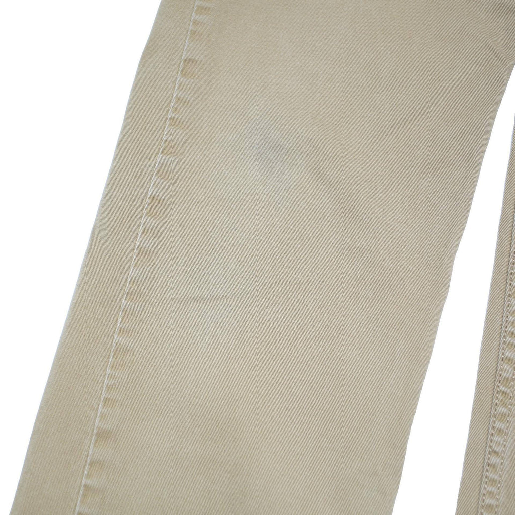 LEVI'S Mens Regular Fit Beige Cotton Blend Trousers W30 L29 Button Closure