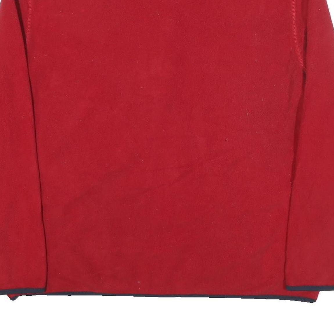 NAUTICA Mens Red Pullover Plain Crew Neck Basic Knit XL Polyester Blend Jumper