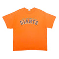 GILDAN Mens Orange San Francisco Giants Graphic T-Shirt XL Short Sleeve Crew