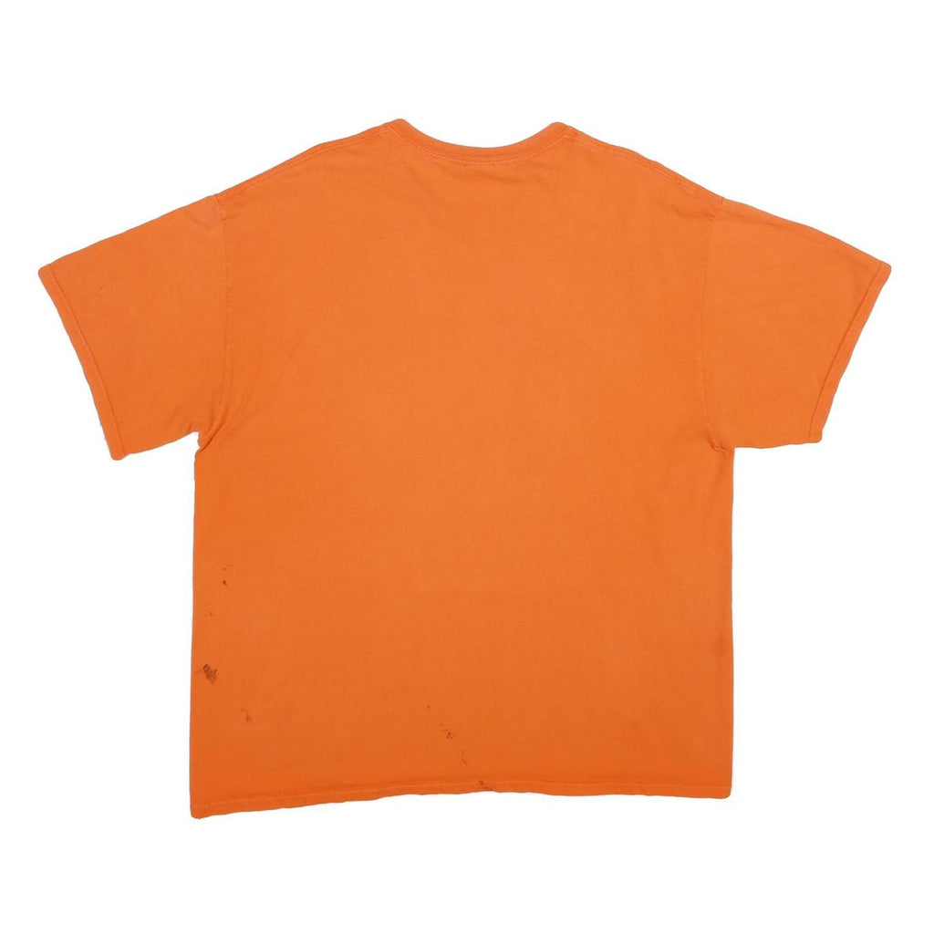 GILDAN Mens Orange San Francisco Giants Graphic T-Shirt XL Short Sleeve Crew