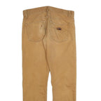 CARHARTT Mens Slim Fit Jeans Beige Denim W32 L32 Button Closure Casual Workwear