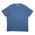 UNDER ARMOUR Mens Blue Graphic T-Shirt XL Short Sleeve Crew Neck Casual Cotton