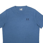UNDER ARMOUR Mens Blue Graphic T-Shirt XL Short Sleeve Crew Neck Casual Cotton