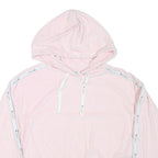 CHAMPION Womens Pink Hoodie M Polyester Blend Logo Tape Casual Top
