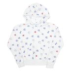 CHAMPION Mens White Hoodie S