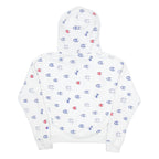 CHAMPION Mens White Hoodie S