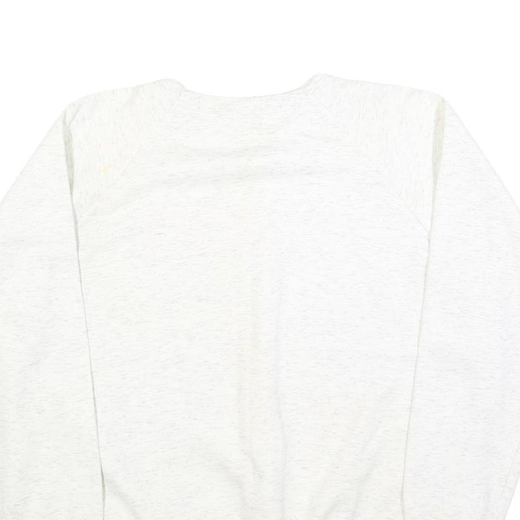 CANADIAN STARS Womens White I Survived Dupuis 1993 Crew Neck L Sweatshirt