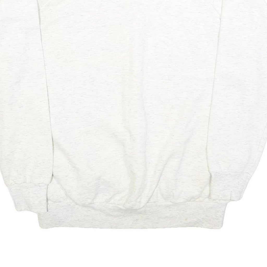 CANADIAN STARS Womens White I Survived Dupuis 1993 Crew Neck L Sweatshirt