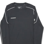 MAMMUT Mens Black Long Sleeve Crew Neck Performance T-Shirt L Activewear
